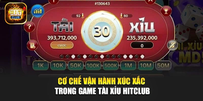 Cơ chế vận hành xúc xắc trong game tài xỉu Hitclub